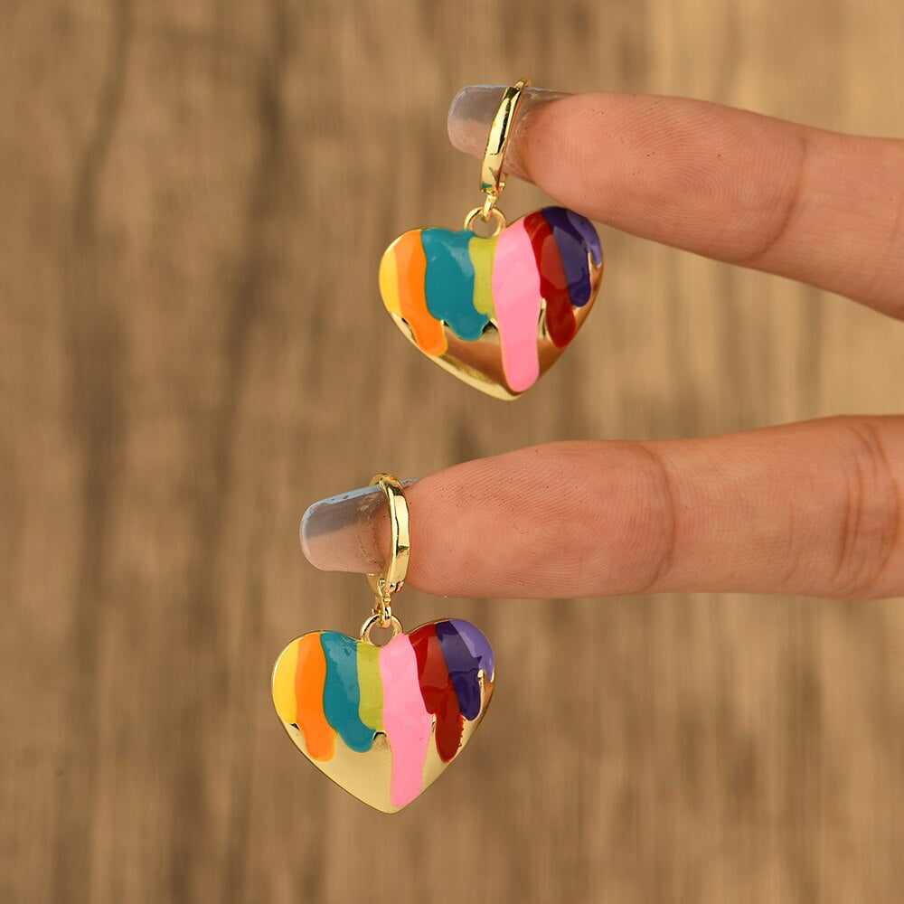 Ferlin™ - Hand-engraved gold-plated earrings