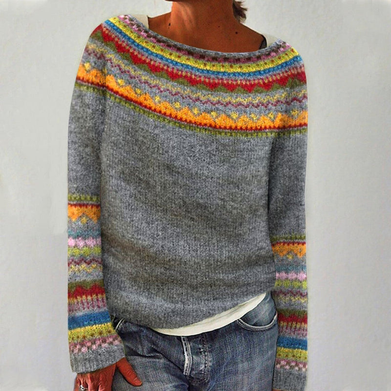 Isolde | Women's Retro Knitted Sweater