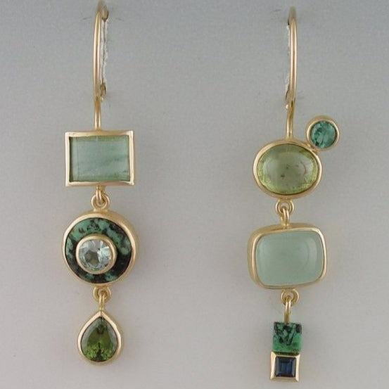 Mia™ - Vintage Green Earrings