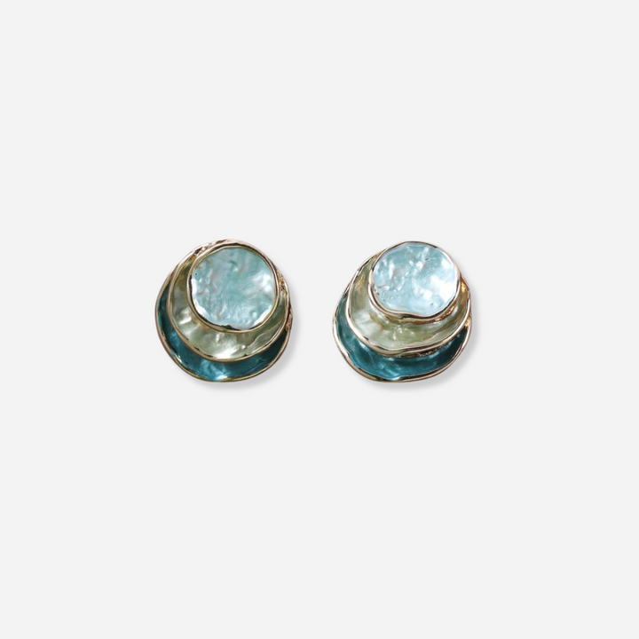 Lucy™ | Ocean Hand Painted Earrings