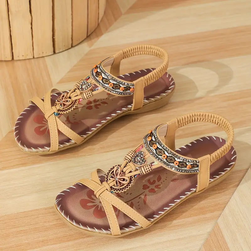 Kyra | Butterfly Flat Sandals