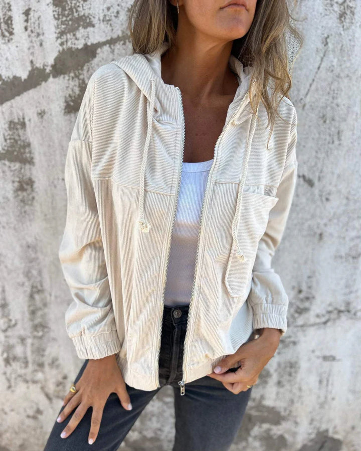 Veronika | Zip-Up Hooded Jacket