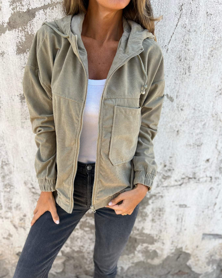 Veronika | Zip-Up Hooded Jacket