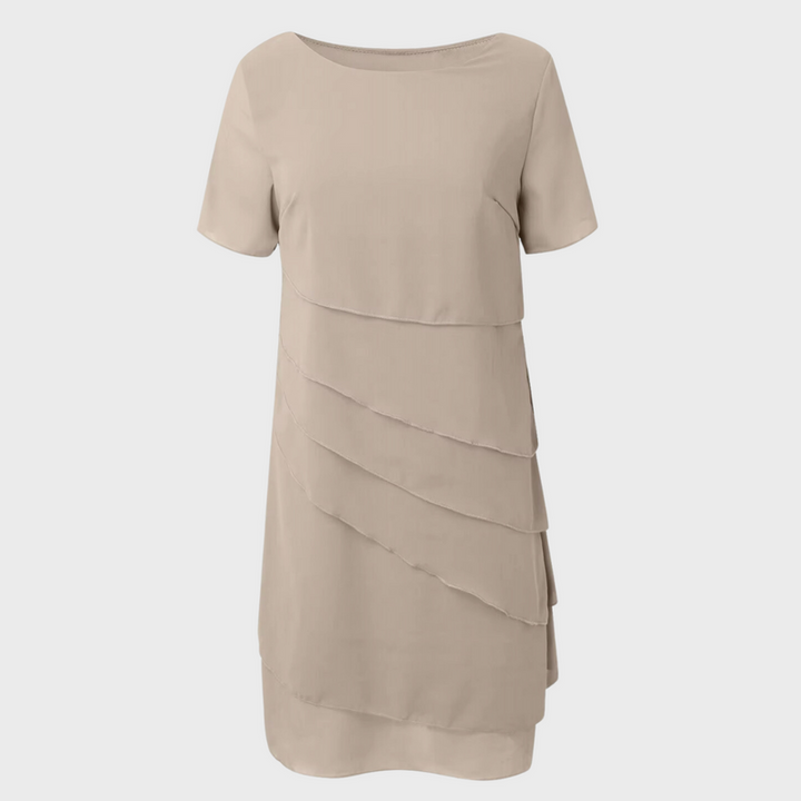Amara™ Pleated Chiffon Dress
