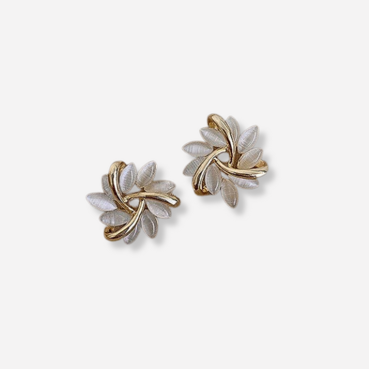 Lucy™ | Sonja Luxe Earrings of White Opal