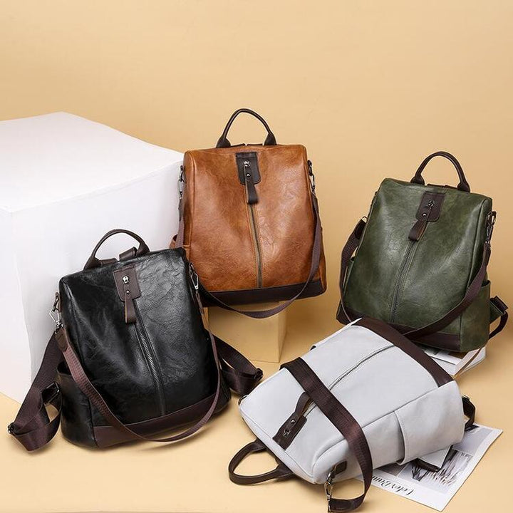 Maria™ | Harper's Versatile Leather Backpack