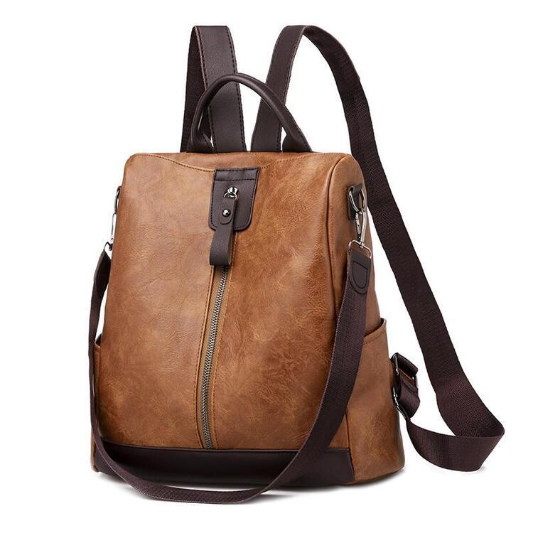 Maria™ | Harper's Versatile Leather Backpack