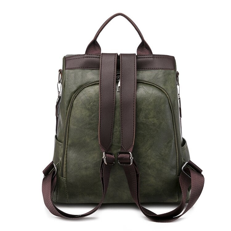 Maria™ | Harper's Versatile Leather Backpack