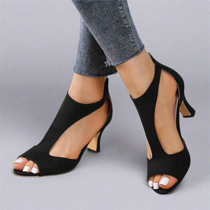 Marga | Orthopaedic Sandal with Heel Made from High-Quality Material