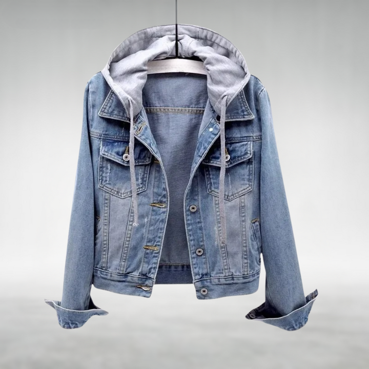 Cara | Demin Hoodie Jacket