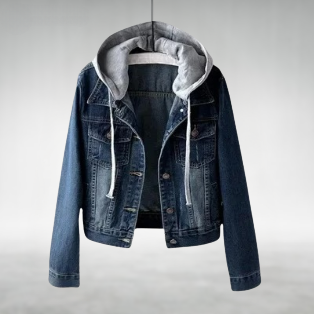Cara | Demin Hoodie Jacket