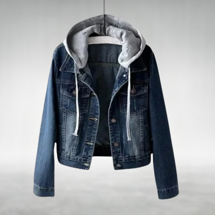 Cara | Demin Hoodie Jacket