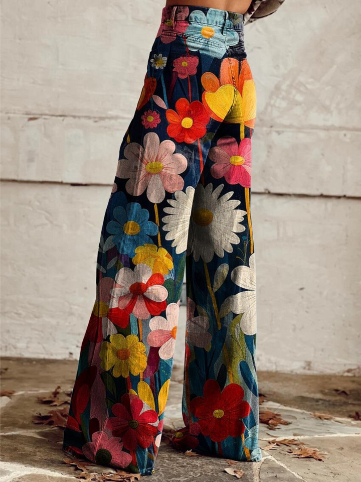 Brenna™ | Vintage Artistic Design Jeans
