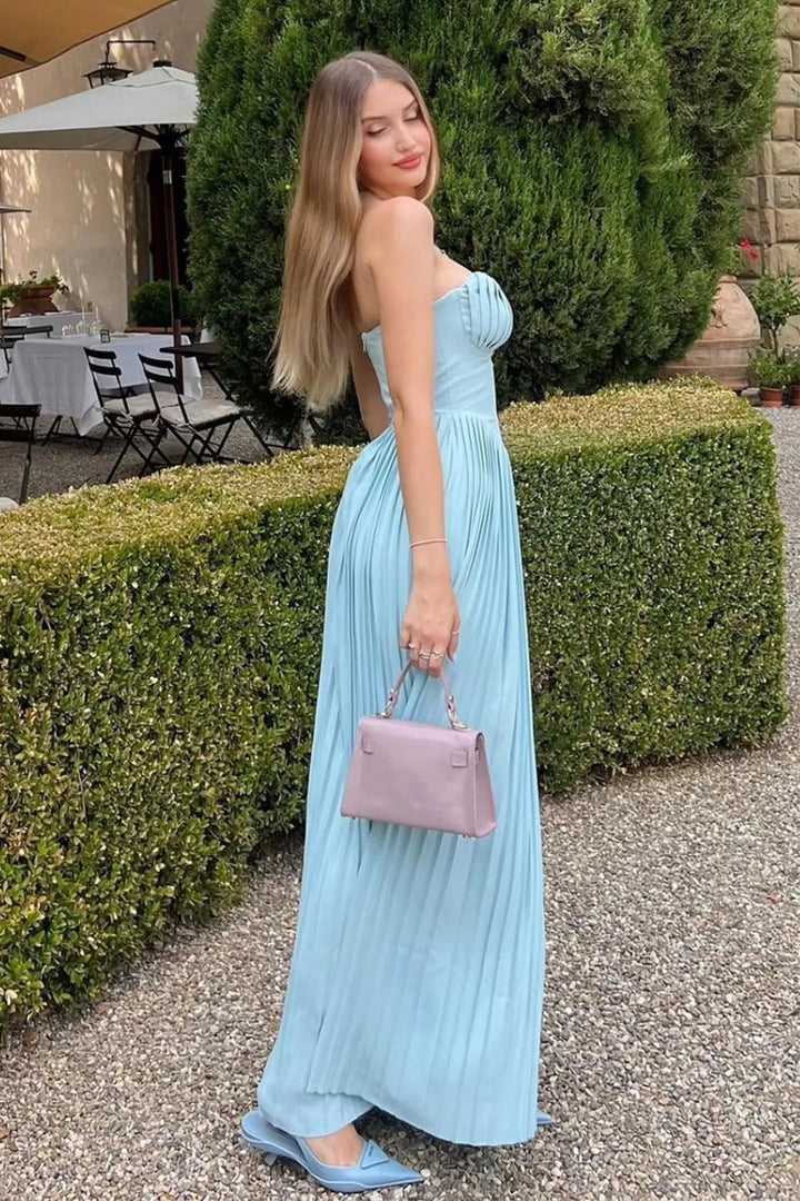 Cora | Strapless Comfy Maxi Dress