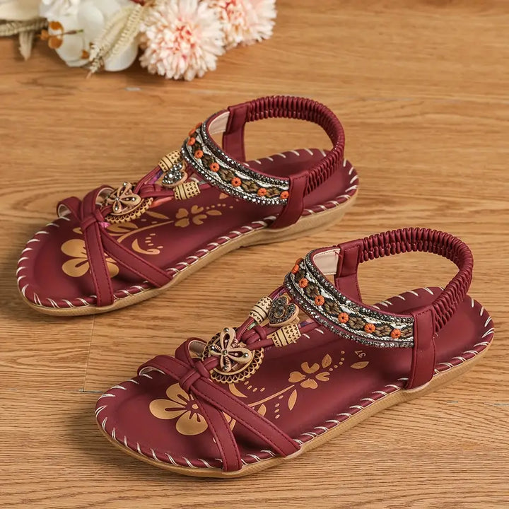 Kyra | Butterfly Flat Sandals