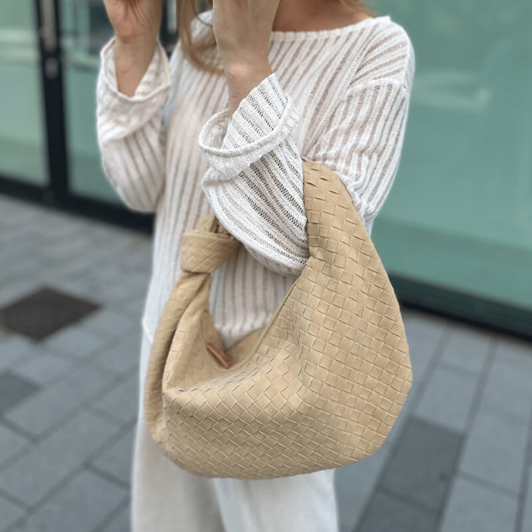 Harper™ - Large braided handbag