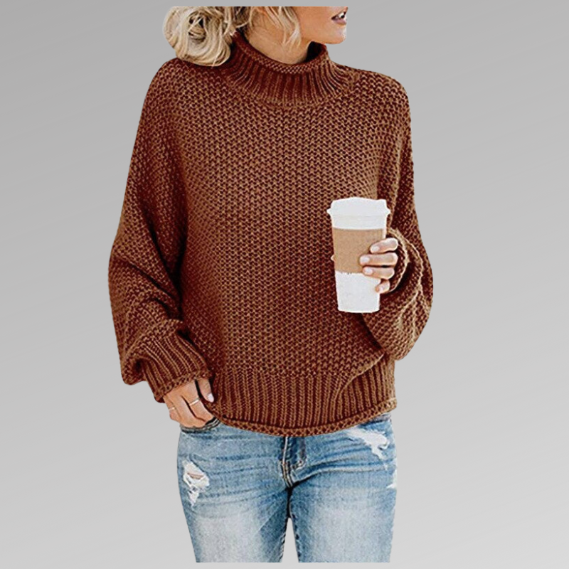 Temia | Cozy Knit Turtleneck Sweater