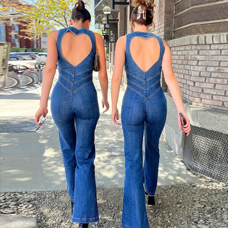 Roxanne™ | Denim Style & Comfort Jumpsuit