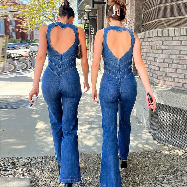 Roxanne™ | Denim Style & Comfort Jumpsuit