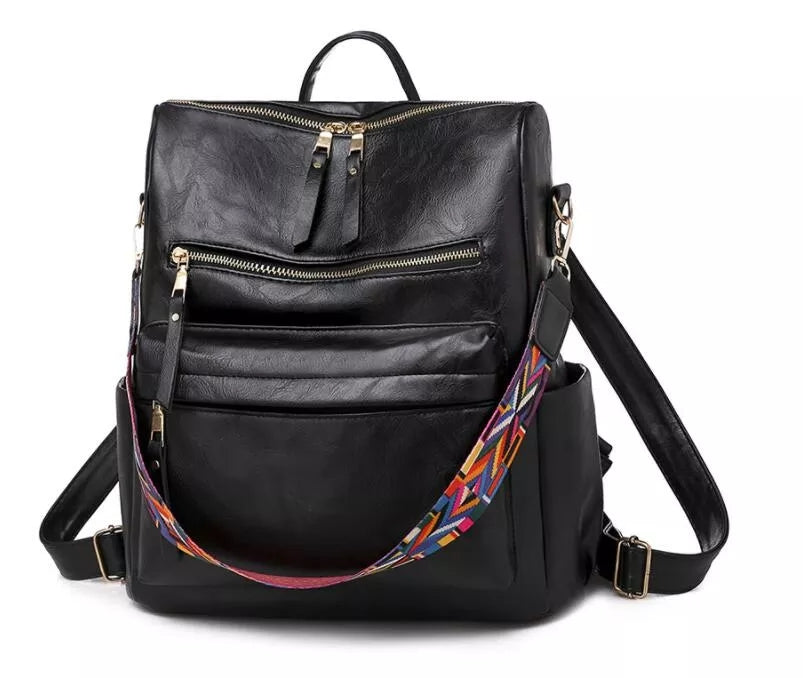 Elisa™ | Elegant Leather Backpack