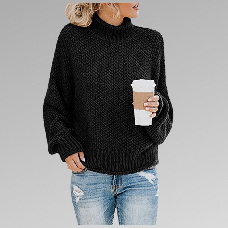 Temia | Cozy Knit Turtleneck Sweater