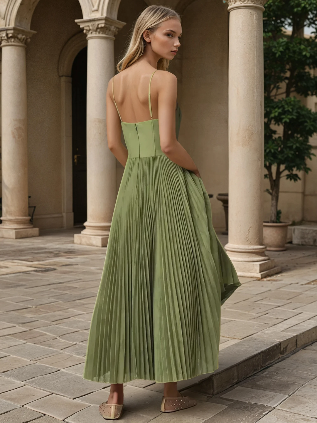 Hayley | Sleeveless Midi Dress