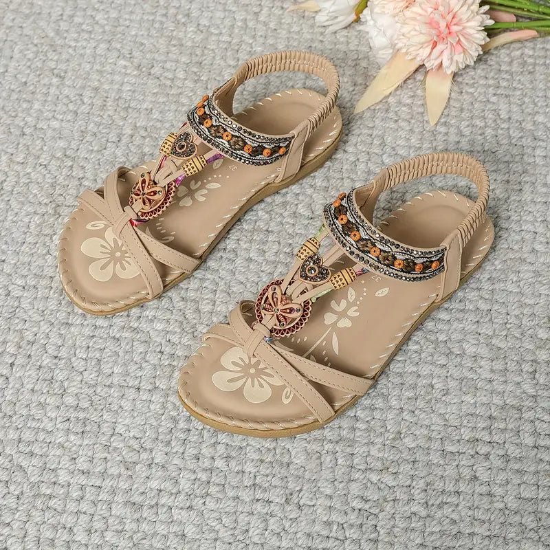 Kyra | Butterfly Flat Sandals