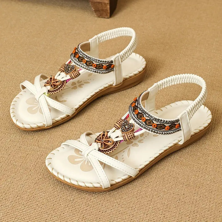 Kyra | Butterfly Flat Sandals