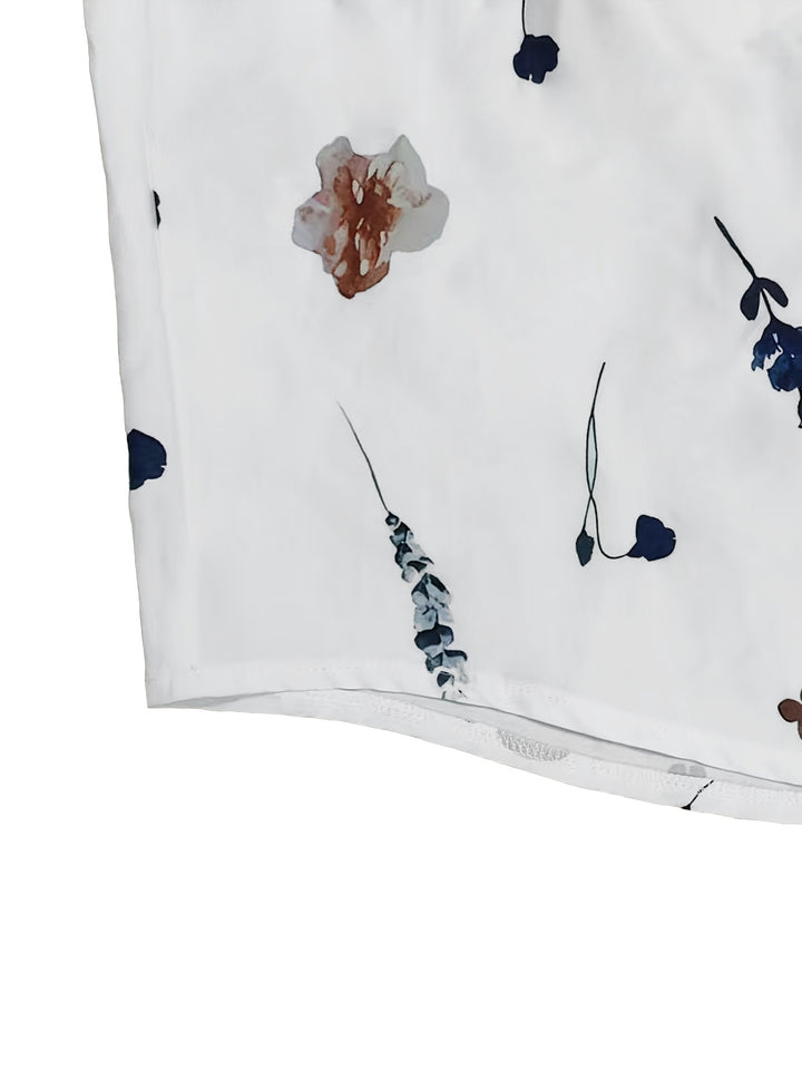Amy | Luxe Floral Print Dress