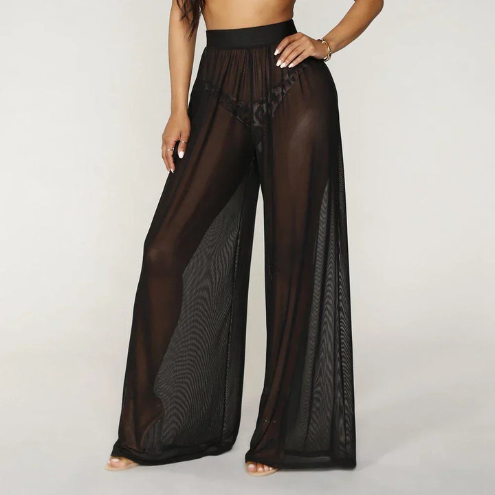 Catharina™ Sheer  Wide-Leg Pants
