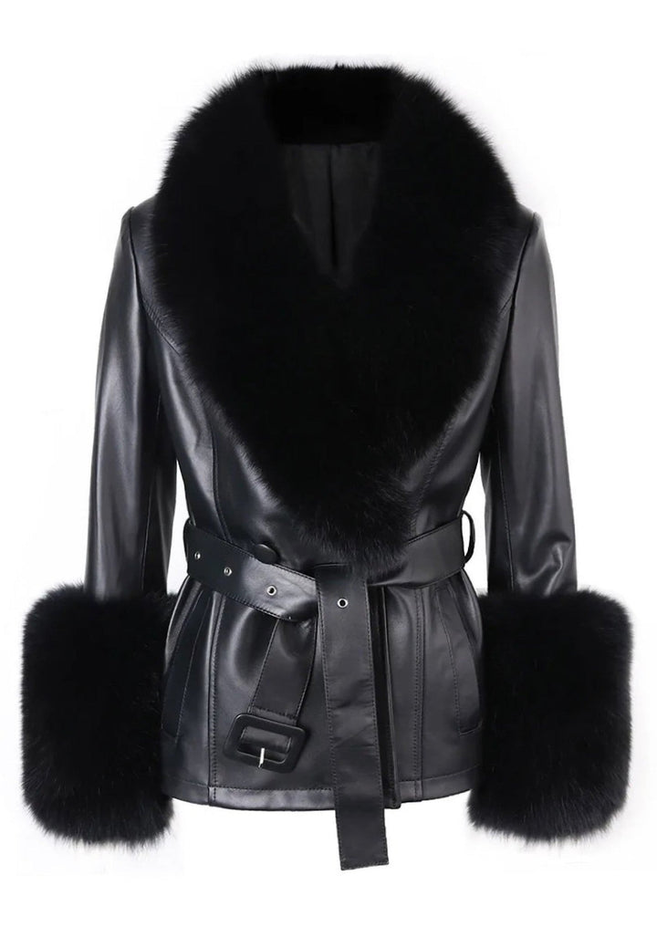 Emma™ - Leather Trench Jacket