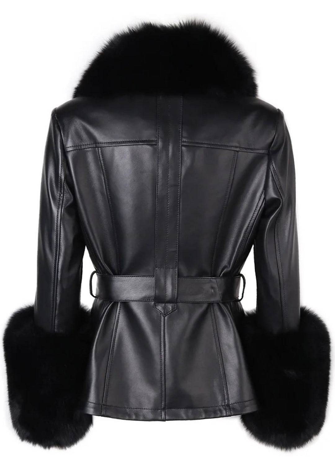 Emma™ - Leather Trench Jacket