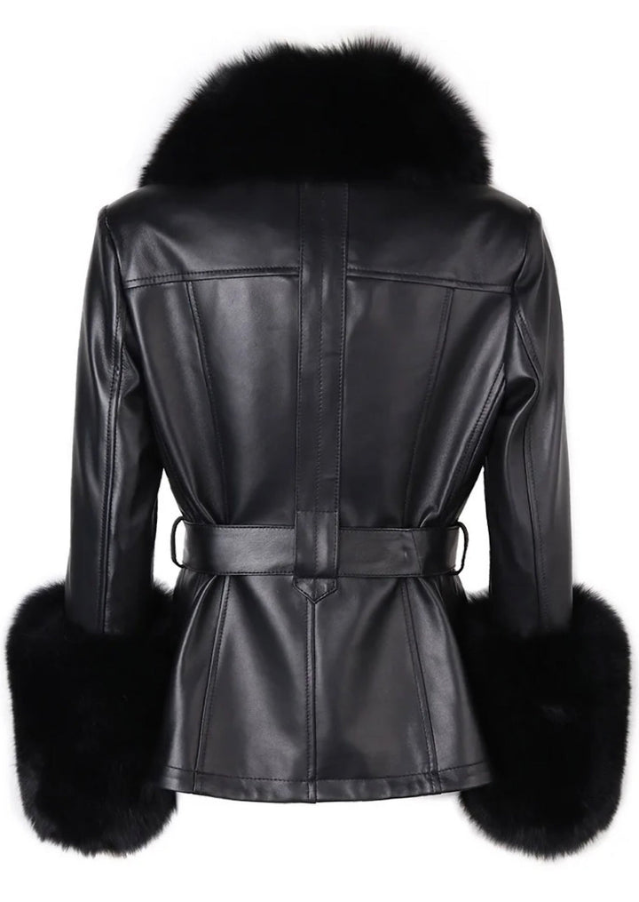 Emma™ - Leather Trench Jacket