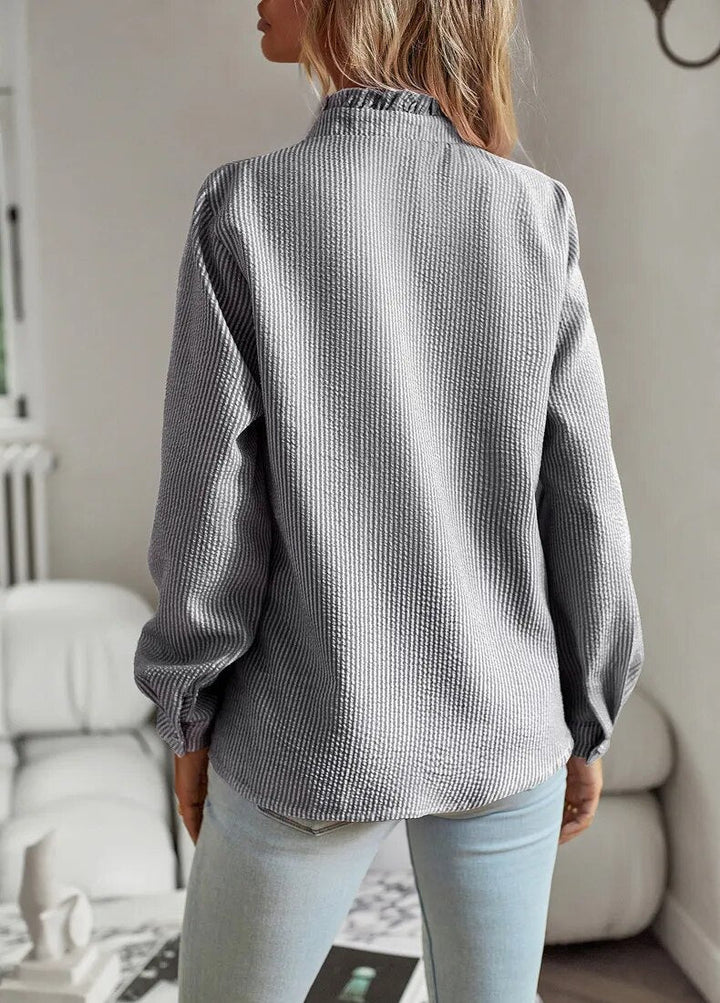 Aurora™ | Ruffle Long Sleeve Shirt