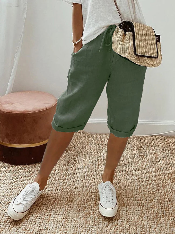 EMMA™ - Cotton-Linen Women's Shorts