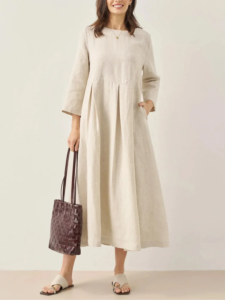 Julia Elegance™ – Long linen dress