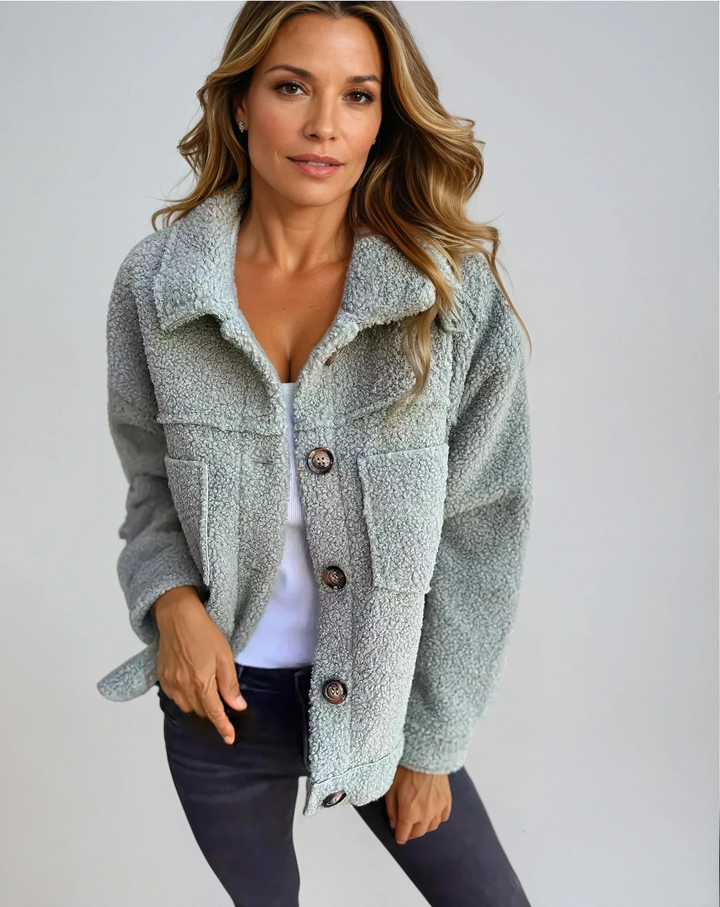 Ava - Cozy Crewneck Jacket