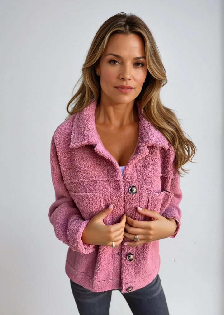 Ava - Cozy Crewneck Jacket