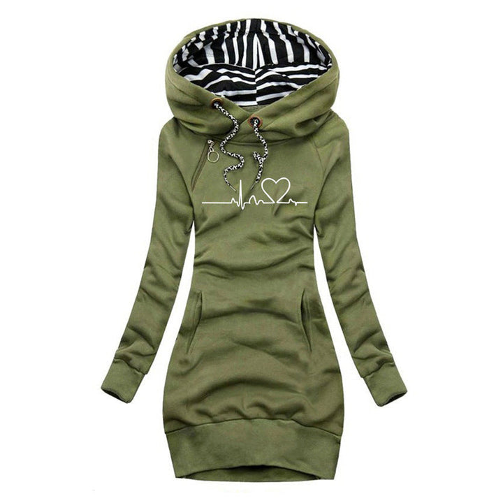 Cécile™ | Heartbeat Printed Sweater Dress