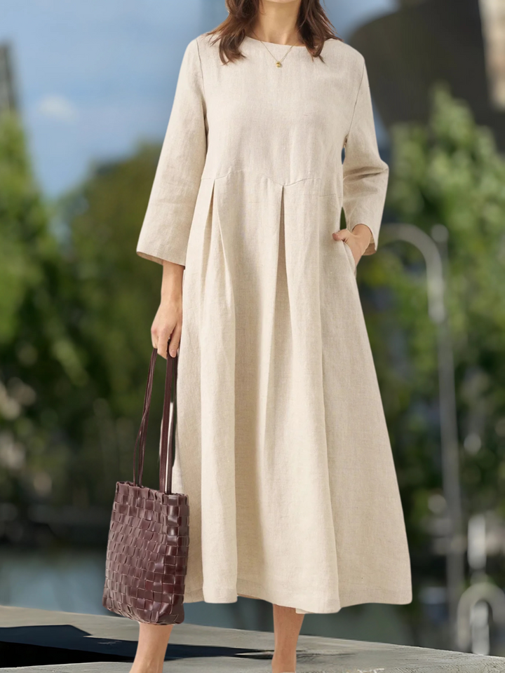 Julia Elegance™ – Long linen dress