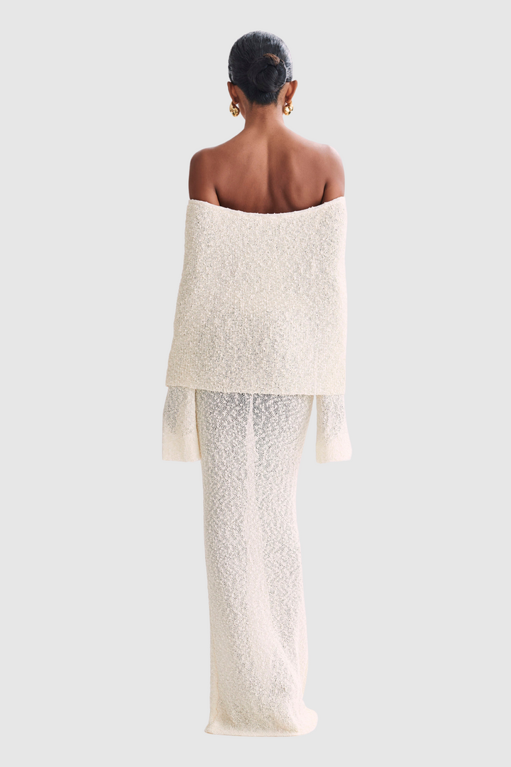 Eliana™ | Breathable Off-Shoulder Maxi Dress