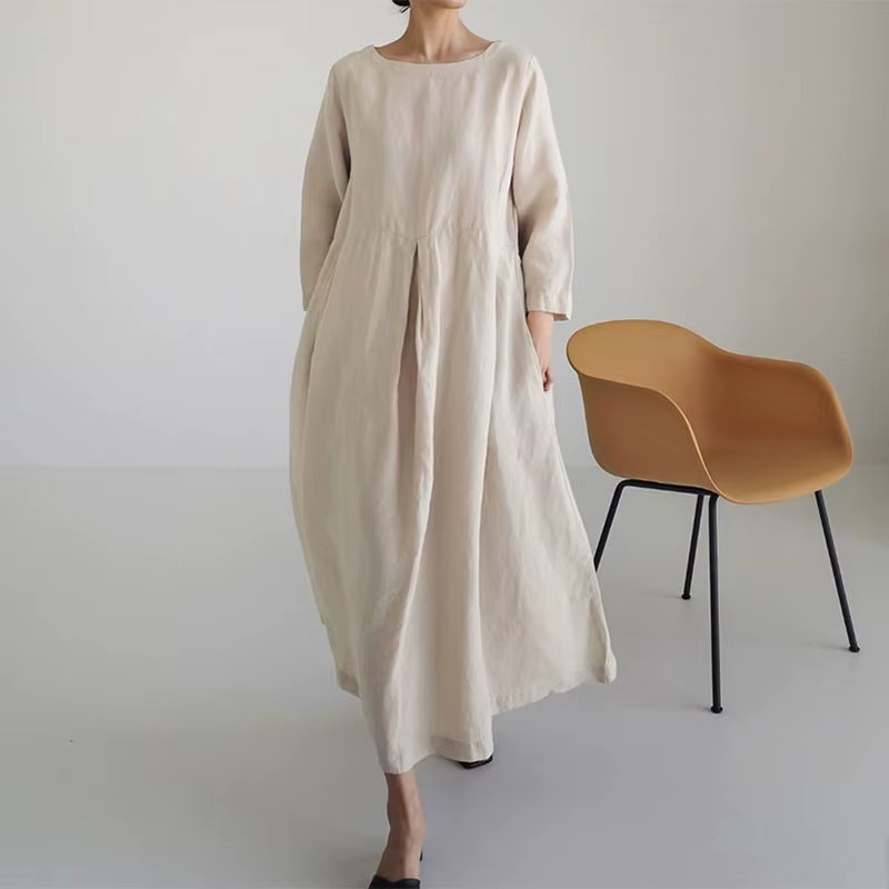Julia Elegance™ – Long linen dress