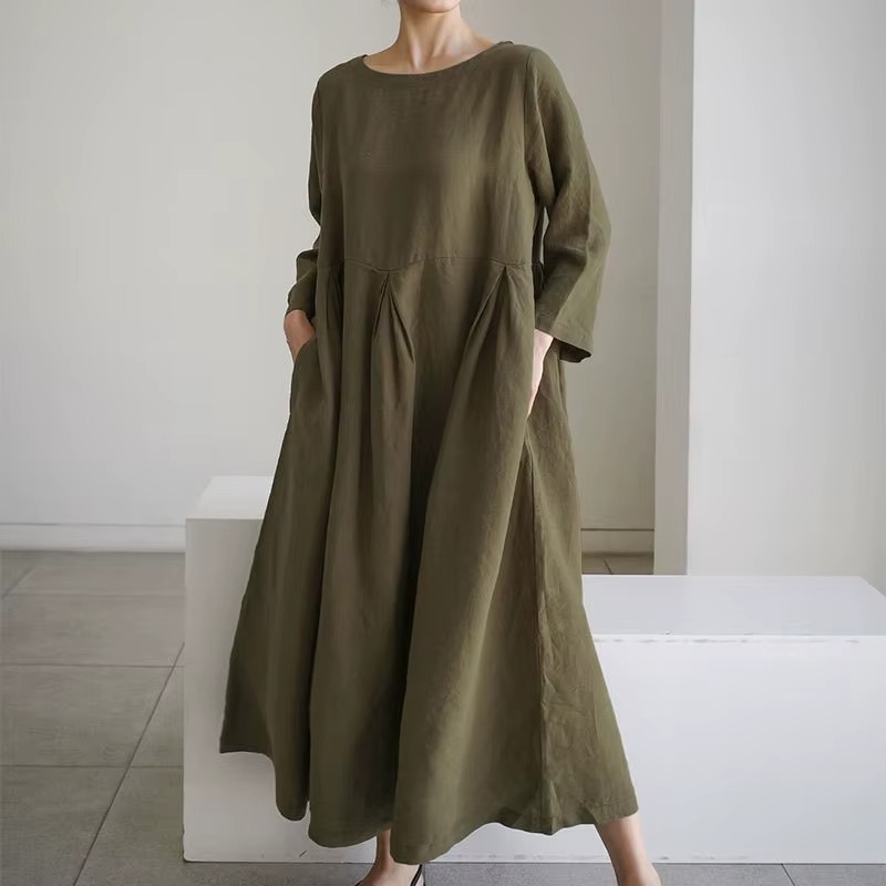 Julia Elegance™ – Long linen dress