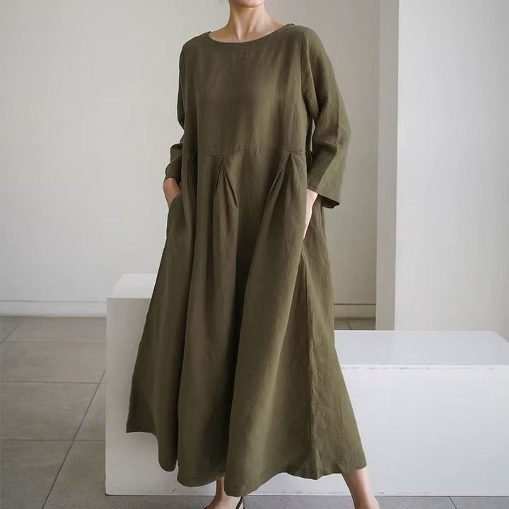 Julia Elegance™ – Long linen dress