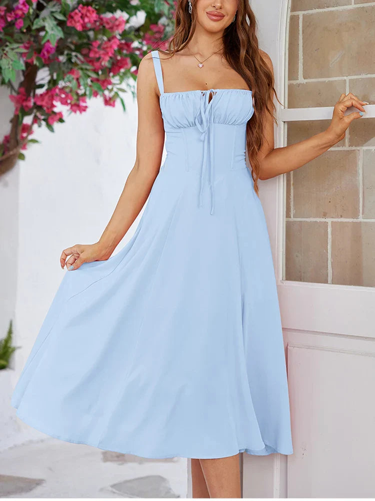 Harper™ | Lace-Up Dress