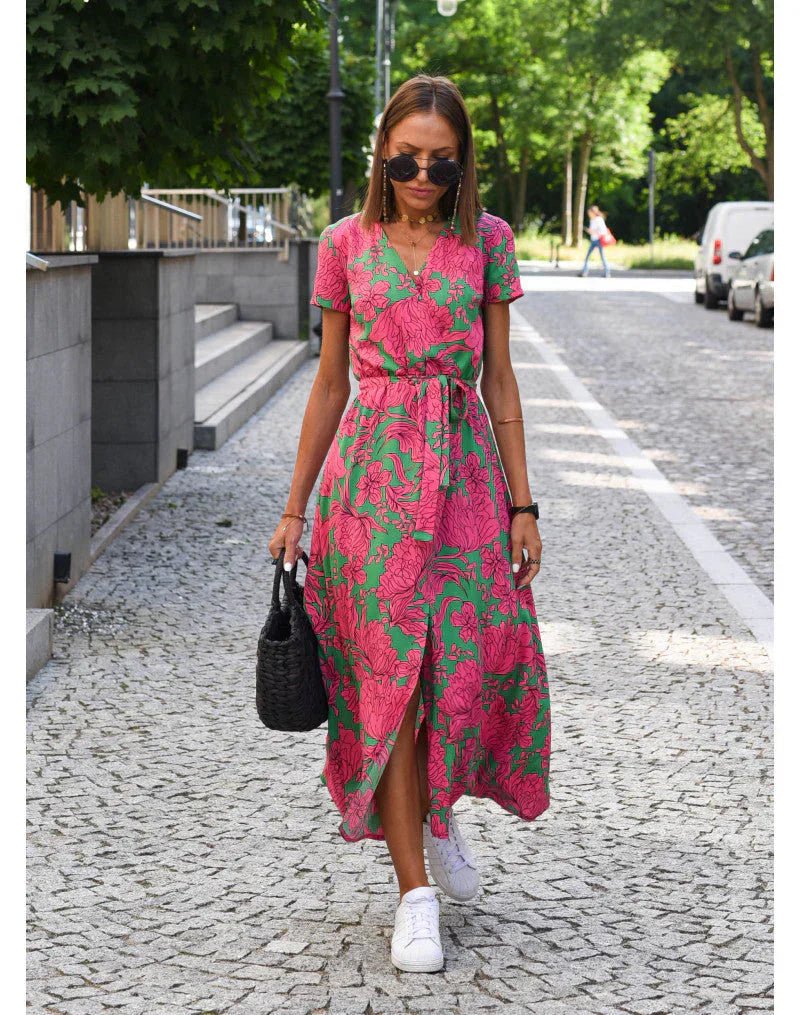 Eva™ | Women’s Stylish V-neck Dress