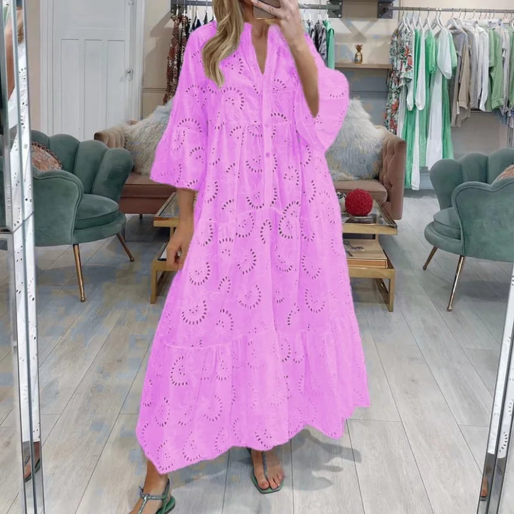 Léa™ – Embroidered lace dress
