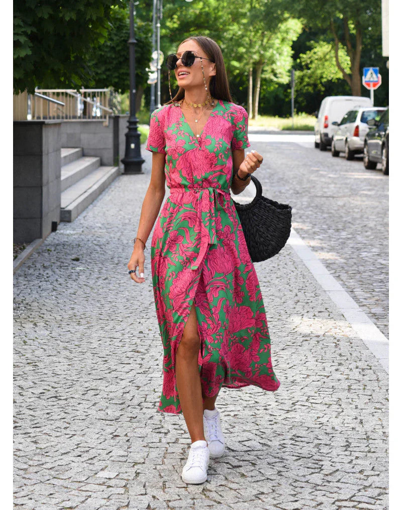 Eva™ | Women’s Stylish V-neck Dress