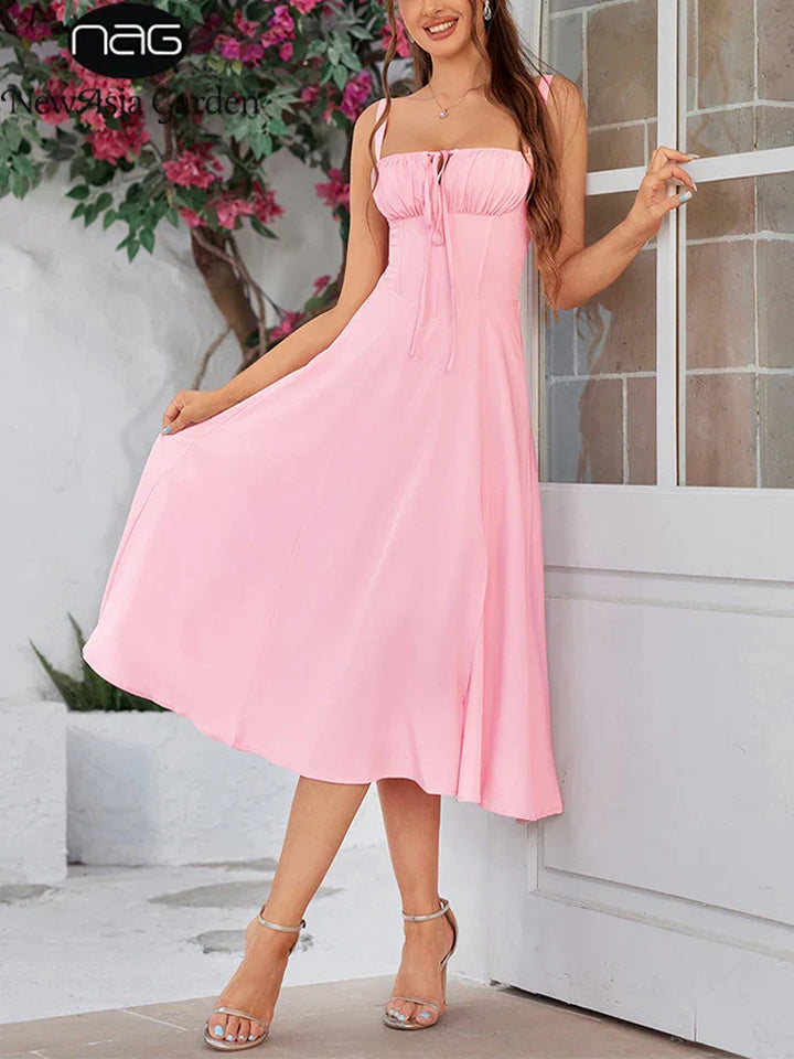 Harper™ | Lace-Up Dress