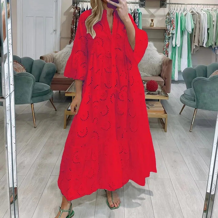 Léa™ – Embroidered lace dress